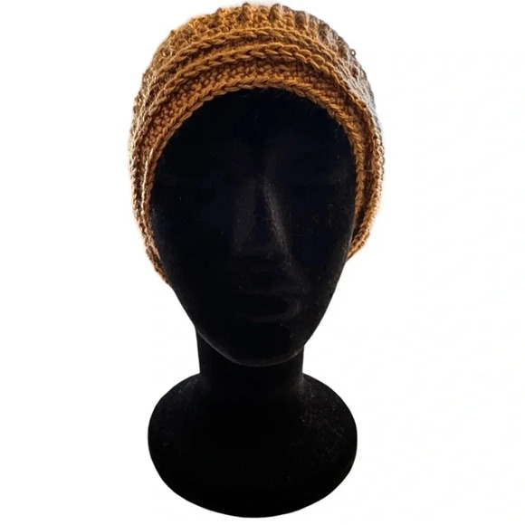 Hand Crochet by Me Unisex Boho Beanie Hat Head Cover Soft Acrylic - Picture 3 of 6